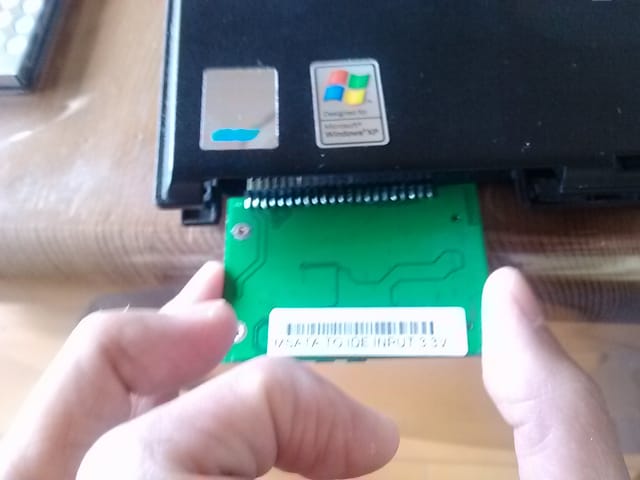 ThinkPad X40にSSD挿入