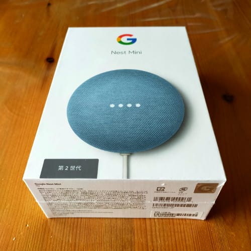 Google Nest Mini パッケージ