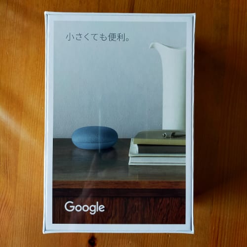 Google Nest Mini パッケージ裏面
