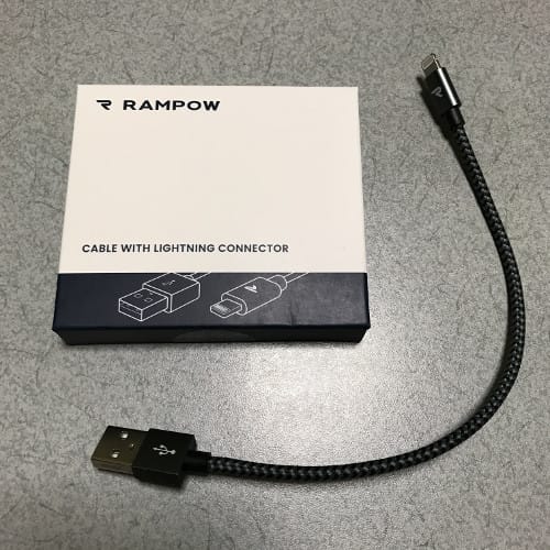 RAMPOW Lightningケーブルと箱