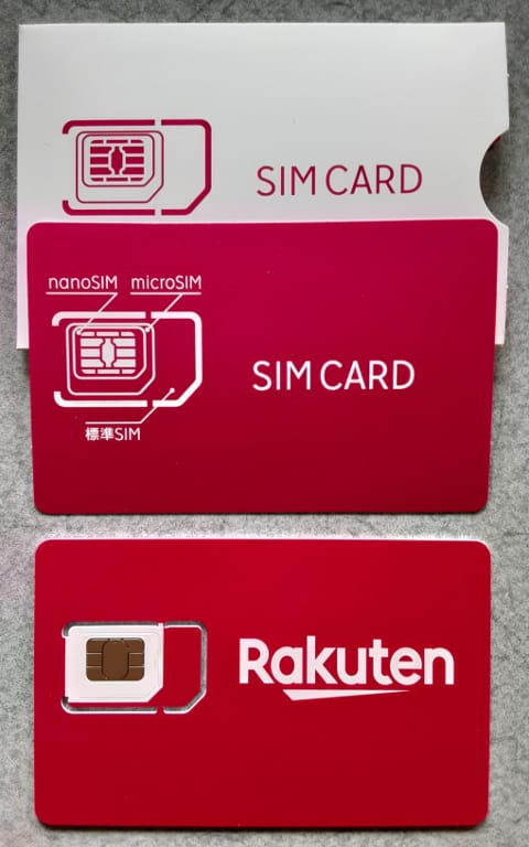 楽天モバイルRakuten UN-LIMIT V SIMカード