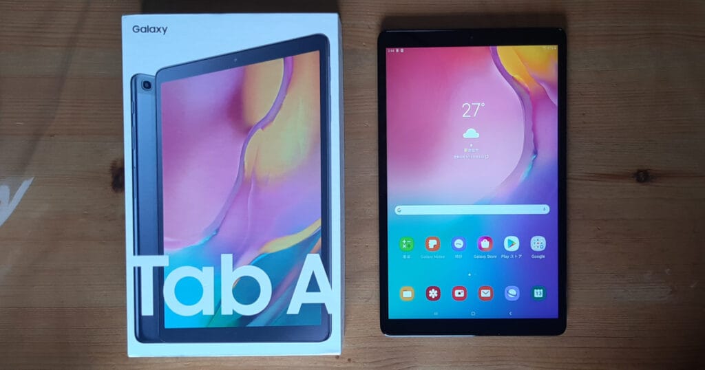 Galaxy Tab A SM-T510 箱と本体